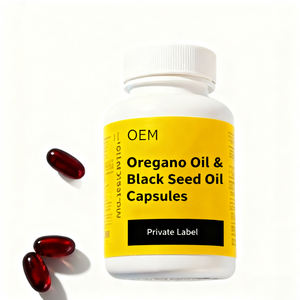 OEM Pure Oregano & Zwarte Zaadolie Softgel <span class=keywords><strong>Capsules</strong></span> Ultra Hoog Carvacrol & Thymoquinone 60 stuks voor slaapondersteuning - Product Image 3