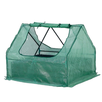 Jardinière surélevée en acier galvanisé revêtu de plastique, facilement assemblable, mini-serre portable, bac à plantes métallique imperméable