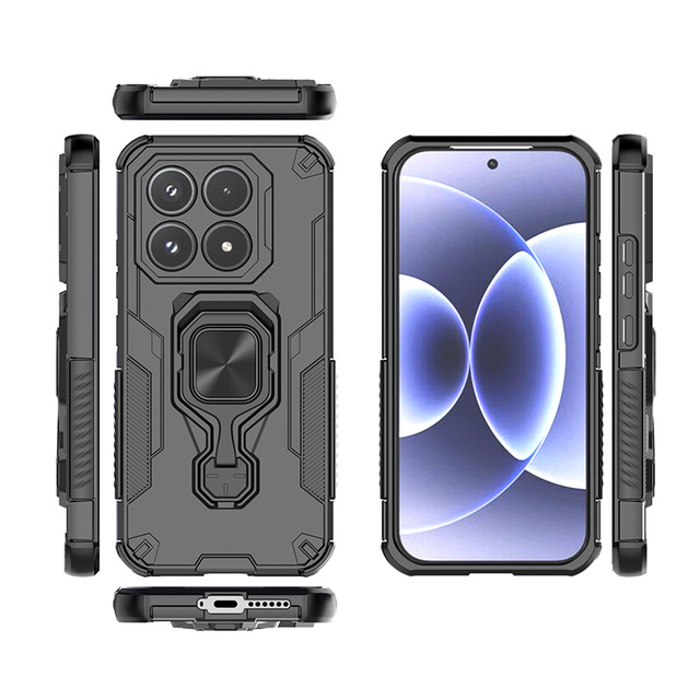 Stylish Designer Personalized 4 Corner Shockproof Protective Durable Bracket Phone Case for Xiaomi 17 Pro Max