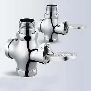 Vanne de chasse au pied à pédale en laiton chromé de haute qualité Double chasse comme vanne de chasse, adaptée à une utilisation en hôtel - Product Image 5