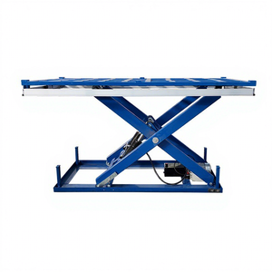 Meja Angkat Gunting <span class=keywords><strong>Manual</strong></span> Mini untuk Laboratorium dengan Kapasitas Beban 1000kg, <span class=keywords><strong>Elevator</strong></span> Kargo Lantai Mezzanine Bengkel, Paling Andal, Bersertifikasi CE ISO - Product Image 1