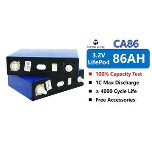 Starmax แบตเตอรี่ลิเธียมไอออนแบบปริซึม86Ah แบตเตอรี่ที่เก็บพลังงาน86Ah 3.2V - Product Image 1