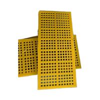Panneau de tamis modulaire en PU haute résistance, tamis vibrant en polyuréthane pour la séparation du sable humide et du gravier, machine de carrière et d'exploitation minière