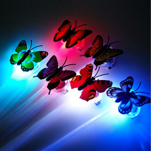 2025 chaud lumineux papillon tresse Led coloré tresse fibre optique perruque <span class=keywords><strong>Flash</strong></span> pince à cheveux accessoires de fête - Product Image 1