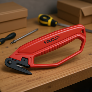 Cuchillo de seguridad Stanley 3 con hoja retráctil para un corte preciso - Product Image 3