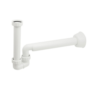 Sifone di scarico per bidet modello A2, risparmio di spazio, bianco, lunghezza 150 mm - Product Image 1