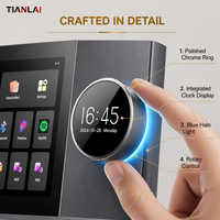 Panel Kontrol Android 11 TL-Q7 Inch Dengan Zigbee Gateway untuk 50+ Perangkat Spotify Youtube Alexa Musik 8x30W Terpasang di Dinding