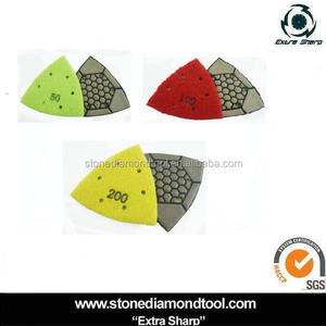Hoja de sierra Triangular de aleación dorada, 83x83x83mm - Product Image 2