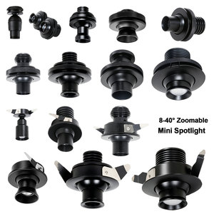 LEDEAST N004 Plafonnier encastré, découpe de trou 35/40/45mm, 3W 5W, variateur 0-10V et CCT, spot LED encastré pour vitrine - Product Image 6