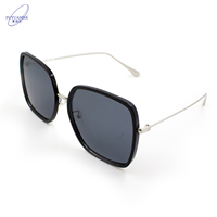 Lunettes de soleil rétro personnalisées avec logo en métal unisexe Lunettes de soleil vintage Noir Blanc Or Rouge Jaune Montures Lentilles Tac Style Fashion