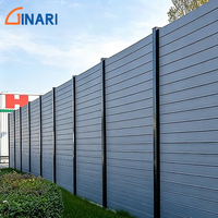 Panneaux de clôture en aluminium thermolaqué sur mesure, clôture de jardin solide pour villa, cour, usage résidentiel