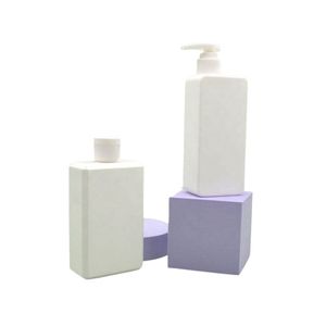 Custom high quality cosmetic packaging empty shampoo plastic square body foam soap dispenser bottle