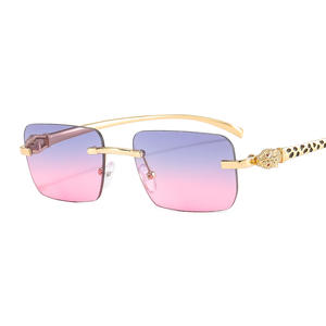 Unisexe nouvelle mode petite taille rectangle lunettes <span class=keywords><strong>de</strong></span> <span class=keywords><strong>soleil</strong></span> femmes tête <span class=keywords><strong>de</strong></span> léopard lunettes <span class=keywords><strong>de</strong></span> <span class=keywords><strong>soleil</strong></span> <span class=keywords><strong>de</strong></span> luxe pour hommes - Product Image 5