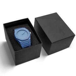 OEM <b>Black</b> Paper Watch <b>Box</b> Square Paper Original Watch Gift <b>Box</b> Customizable Logo Watch Packaging <b>Box</b> - Product Image 4