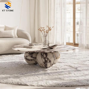 <span class=keywords><strong>Table</strong></span> basse carrée <span class=keywords><strong>de</strong></span> style nordique en marbre fin, pieds en métal légers, <span class=keywords><strong>table</strong></span> centrale peu encombrante pour condo, studio, salon - Product Image 1