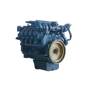 208KW Luchtgekoelde Huachai BF6M1015-LA Ga Deutz Diesel Generator Motor