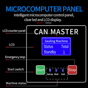 Máquina Selladora de Latas Manual o Eléctrica, Mini Selladora Automática de Latas - Product Image 6