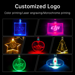 Nhựa 7 màu thu hút từ tính Sáng Led Vòng cổ đèn flash mặt dây chuyền trẻ em bên sáng đồ chơi cho KTV Bar Đảng - Product Image 4