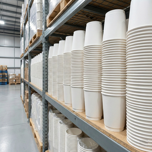 Vaso de Papel para Café de Doble Pared de 9oz/270ml, Apto para Alimentos, Aislado Térmicamente, Desechable, para Té, Café, Latte, Espresso y Bebidas para Llevar - Product Image 5