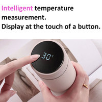 Termo inteligente con Control de temperatura, taza de café con LED, Digital
