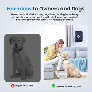 Dispositivos de disuasión de ladridos de perros ultrasónicos 3 modos Dispositivo DE CONTROL DE ladridos de perro recargable ajustable Silenciador de ladridos de hasta 50 pies - Product Image 3