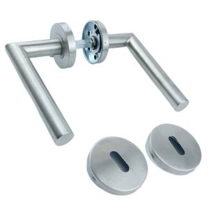 Faible quantité minimale de commande Matériaux de haute qualité Poignée de porte de chambre à coucher en acier inoxydable 201 - Product Image 1