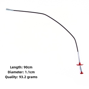 <span class=keywords><strong>Tubo</strong></span> Telescopico <span class=keywords><strong>Flessibile</strong></span> per Sturare WC e Scarichi, Strumento Anti-Intasamento con Artiglio Riutilizzabile - Product Image 2