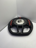 Volant de direction personnalisé en cuir pleine fleur en forme de D, version améliorée CS, pour G30 G31 G32 X3 G01 X4 G02 G87 M3 G80 M4 G82 G42 G20 M5 F90 G11
