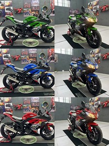 Moto sportive Kawasaki <span class=keywords><strong>H2</strong></span> <span class=keywords><strong>400CC</strong></span> importée, petite moto Ninja avec moteur sans balais, V6 d'occasion, homologuée pour la route - Product Image 6