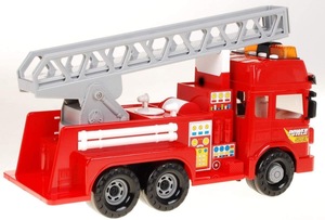 Camión de <span class=keywords><strong>Bomberos</strong></span> de <span class=keywords><strong>Juguete</strong></span> para Niños y Niñas de 3 Años - Gran Camión de <span class=keywords><strong>Bomberos</strong></span> de <span class=keywords><strong>Juguete</strong></span> con Escalera Extensible, Regalo de Coche de Rescate para Niños de 3 a 8 Años - Product Image 3