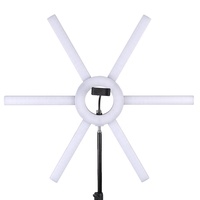 Kit d'éclairage vidéo à anneau LED Simock 90W à intensité variable avec barres lumineuses détachables pour l'éclairage photographique ou la diffusion en direct sur YouTube
