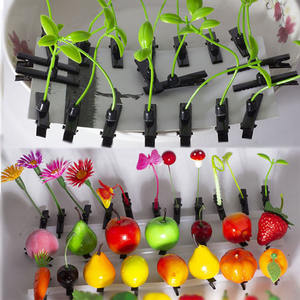Divertente pianta verde Mini fagiolo fermagli per capelli alla moda creativi accessori per capelli per bambini regali realizzati in resina plastica resistente - Product Image 2