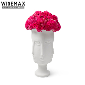 <span class=keywords><strong>Vaso</strong></span> in Ceramica a Quattro Facce con Design Moderno Europeo a Volto Umano WISEMAX FURNITURE, Decorazione per la Casa, <span class=keywords><strong>Vaso</strong></span> per Fiori Buddha - Product Image 6