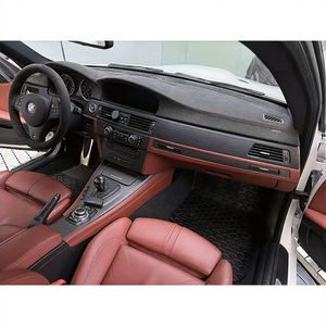 แผ่นปิดคอนโซลหน้ารถยนต์ LS AUTO สำหรับ BMW M3 E90/E92 ปี 2008-2013 หนา 2 มม. ชุดหุ้มเบาะหรูหรา พร้อมแผ่นบังแดดและพรม - Product Image 3