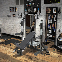 Bancs de musculation professionnels en acier inoxydable à charge libre pour la musculation et l'exercice physique