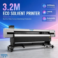 Nueva Impresora de Formato Ancho de 3200 mm con Tinta Eco Solvente Totalmente Automática para Impresión de Pancartas, Adhesivos y Pósters con 1 Año de Garantía