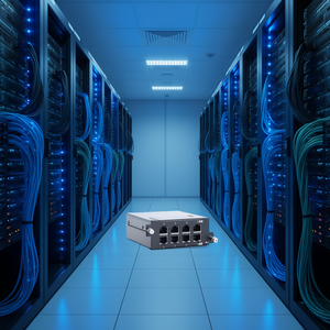 Commutateur Ethernet modulaire Moxa RM-G4000-8GPoE 8 ports PoE, appareil de réseau d'entreprise - Product Image 3