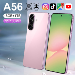 Thương hiệu mới A56 5g điện thoại thông minh 7.3 inch mặt mở khóa 16GB + 1TB <span class=keywords><strong>Android</strong></span> 14 72 + 108MP HD máy ảnh kép Thẻ Chống Sốc CDMA chơi game điện thoại - Product Image 3
