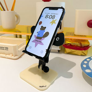 Support de téléphone portable universel en acrylique, réglable en hauteur, pliable, pour bureau, utilisation au bureau - Product Image 4