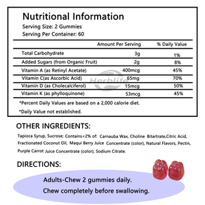 Gummies multivitaminées pour adultes avec logo personnalisé, 120 unités, pour booster l'énergie et soutenir le système immunitaire, fabrication OEM - Product Image 2