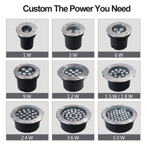 Tùy Chỉnh Bán Buôn Ngoài Trời Không Thấm Nước Flush Núi <span class=keywords><strong>LED</strong></span> Đèn Ngầm Cho Cảnh Quan Bãi Cỏ Tầng Vườn Công Viên - Product Image 4