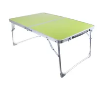 Petite table pliante en aluminium avec logo personnalisé, table de pique-nique portable pour l'extérieur, table de camping
