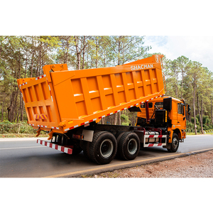 Camion benne Shacman F3000 6x4 12 roues, capacité 50 tonnes, jaune, à quatre essieux, nouveau, diesel, poids lourd, 8L, manuel, conduite à gauche - Product Image 6