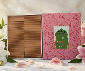 Bâtons d'encens biologiques Lily en gros, écologiques, aromathérapie florale, Dhoop pour la décoration de la maison, la méditation, le spa et les coffrets cadeaux - Product Image 5
