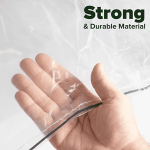 Serre tunnel de jardinage domestique extérieur de 3 m de long, abri hivernal pour légumes, imperméable et anti-UV - Product Image 6