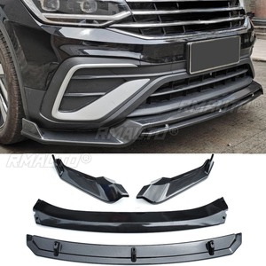 ลิ้นกันชนหน้ารถยนต์ ดิฟฟิวเซอร์ สปอยเลอร์ ครอบกันชน สำหรับรถยนต์ Volkswagen Tiguan L 2022 อุปกรณ์ตกแต่งรถยนต์ - Product Image 4