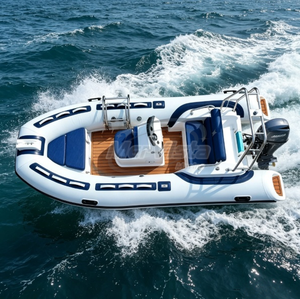 Innovador Diseño de Bote de Fibra de Vidrio de 390 cm que Ahorra Espacio, Fácil de Guardar y Lanzar - Product Image 1