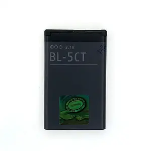 可充电电池1050毫安时3.7伏BL-5CT BL 5CT BL5CT电池，适用于诺基亚5220 6303 6730 C3 C5 C6 3720