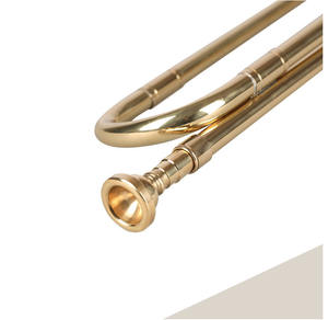 Trompeta de Bronce en Clave de Do, Instrumento de Trompeta para Miembros Júnior del Equipo Estudiantil - Product Image 3