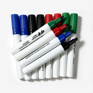 Personnalisez votre marque : Marqueurs permanents à pointe biseautée de bonne qualité pour le bureau - Product Image 5